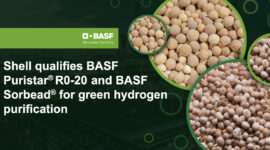 Shell qualifies BASF Puristar® and BASF Sorbead® for green hydrogen purification